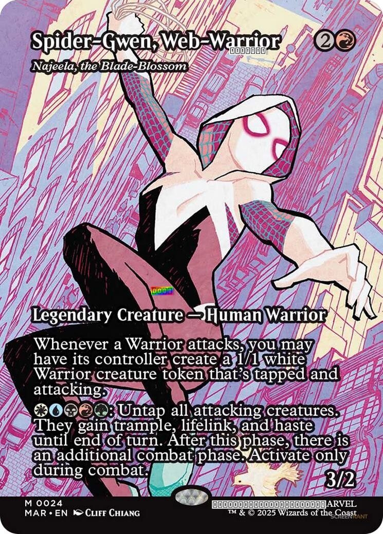 Spider-Gwen, Web-Warrior - Najeela, the Blade-Blossom (Borderless)