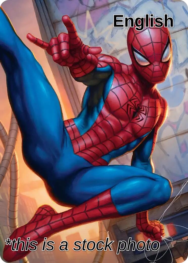 Sensational Spider-Man Art Card