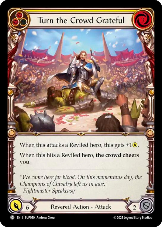 Turn the Crowd Grateful (Yellow)