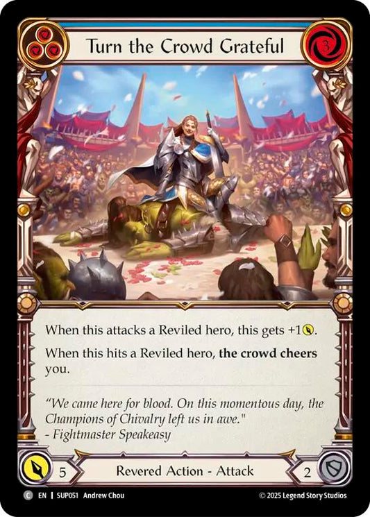 Turn the Crowd Grateful (Blue)