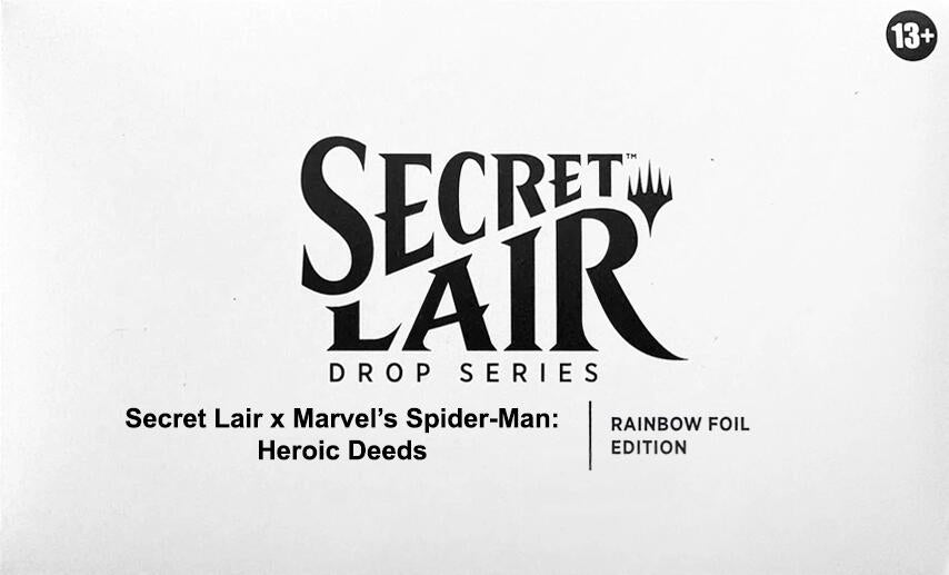 Secret Lair Drop: Secret Lair x Marvel's Spider-Man: Heroic Deeds - Rainbow Foil Edition