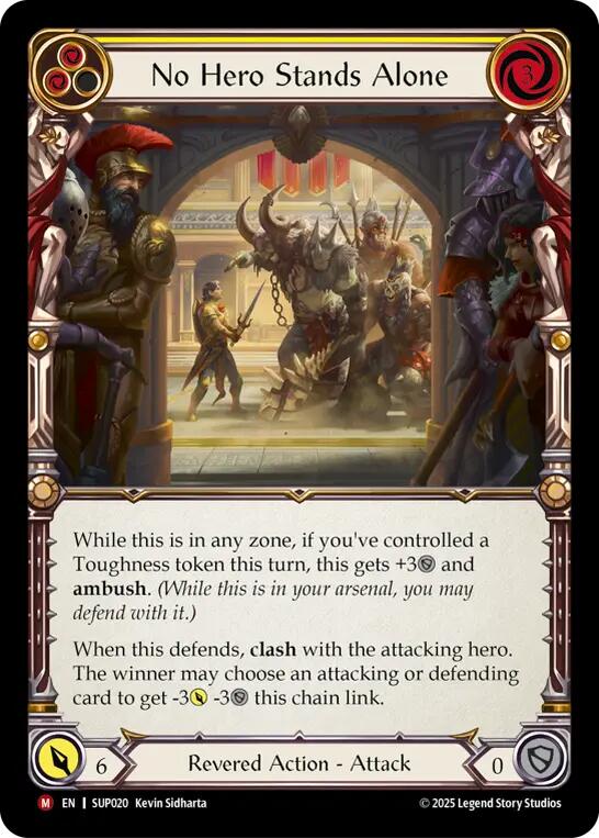 No Hero Stands Alone