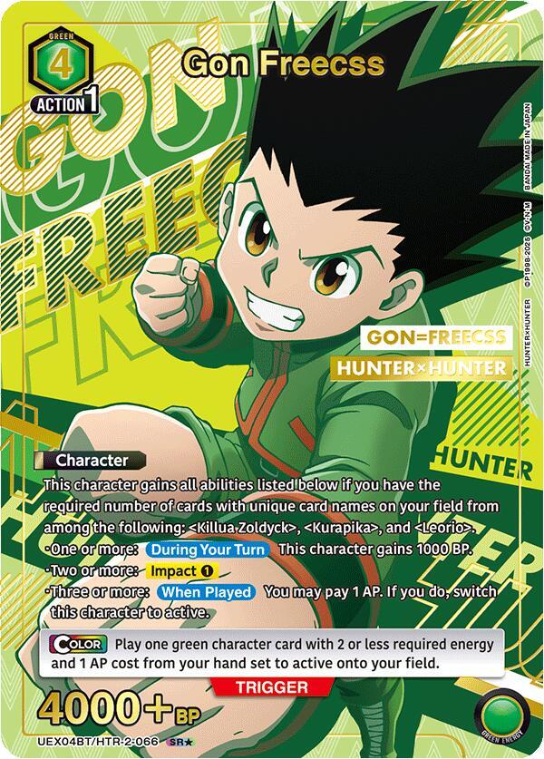 Gon Freecss (066) (SR*) [UEX04BT - UEX04BT/HTR-2-066 - SR*] - UEX04BT: HUNTER X HUNTER Vol.2