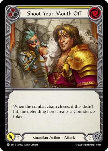 Shoot Your Mouth Off (Yellow)