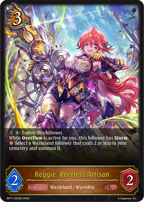 Reggie, Peerless Artisan