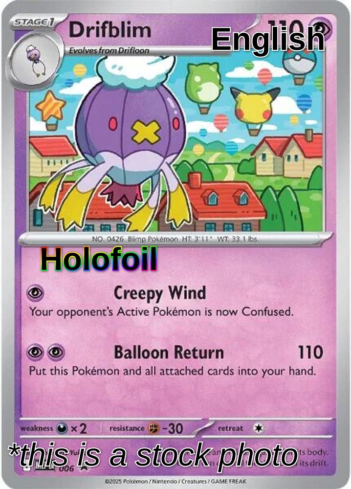 Drifblim - 006 (Cosmos Holo)