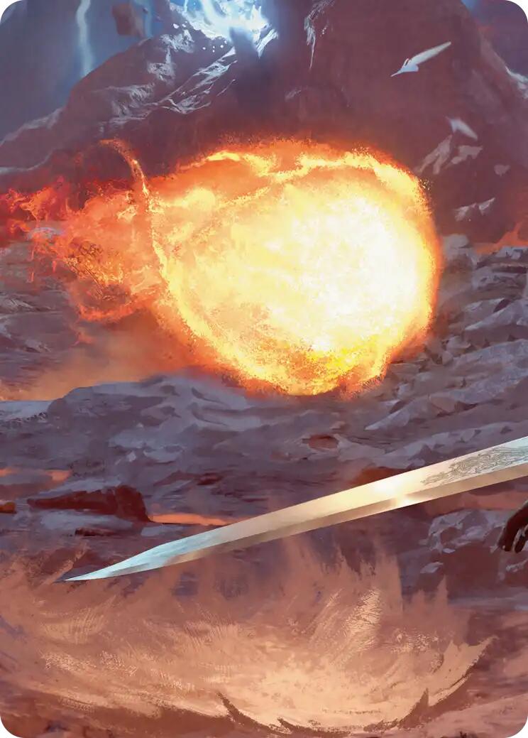 Duelist's Flame Scene Art Card