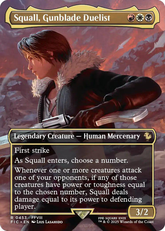 Squall, Gunblade Duelist (Borderless)