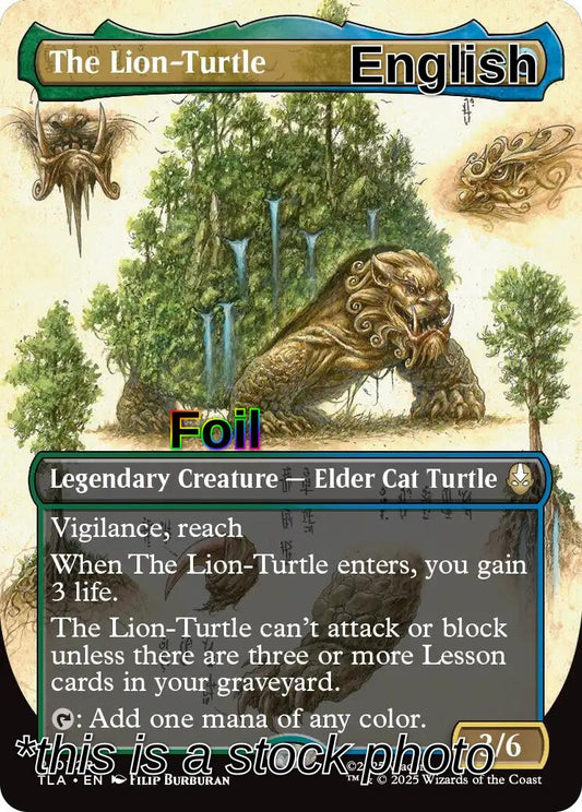 The Lion-Turtle (Borderless)