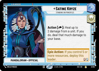 Satine Kryze - Standing on Principles