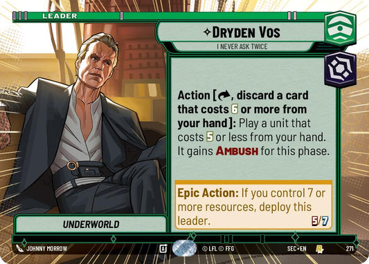 Dryden Vos - I Never Ask Twice (Hyperspace)