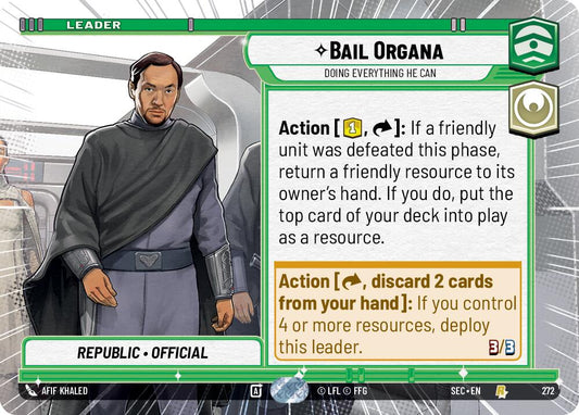 Bail Organa - Doing Everything He Can (Hyperspace)