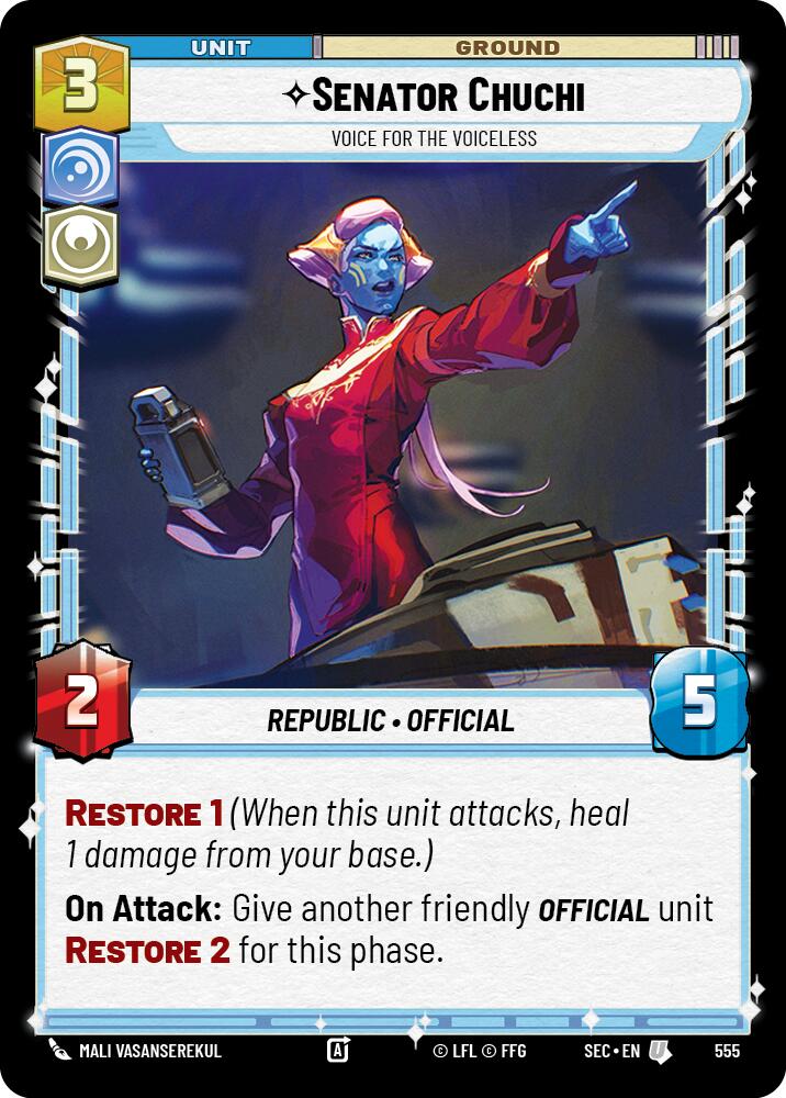 Senator Chuchi - Voice for the Voiceless (Foil)