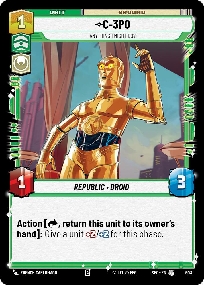 C-3PO - Anything I Might Do? (Foil)