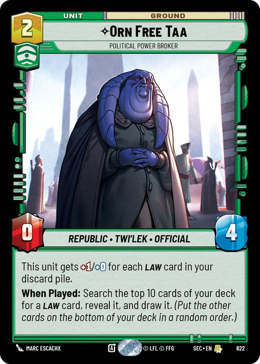 Orn Free Taa - Political Power Broker (Foil)