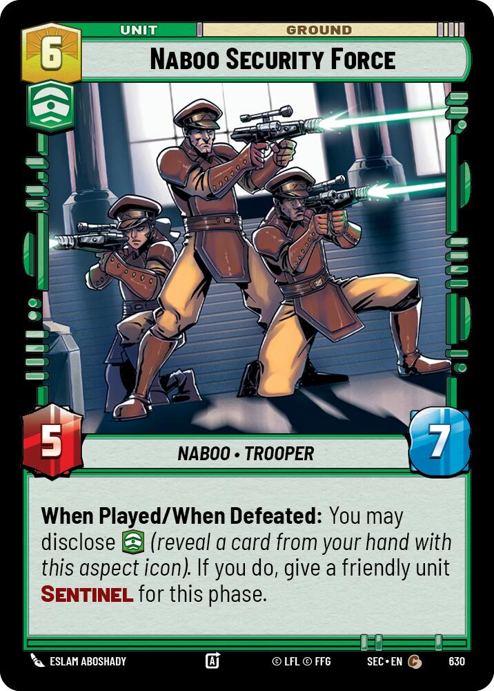 Naboo Security Force (Foil)