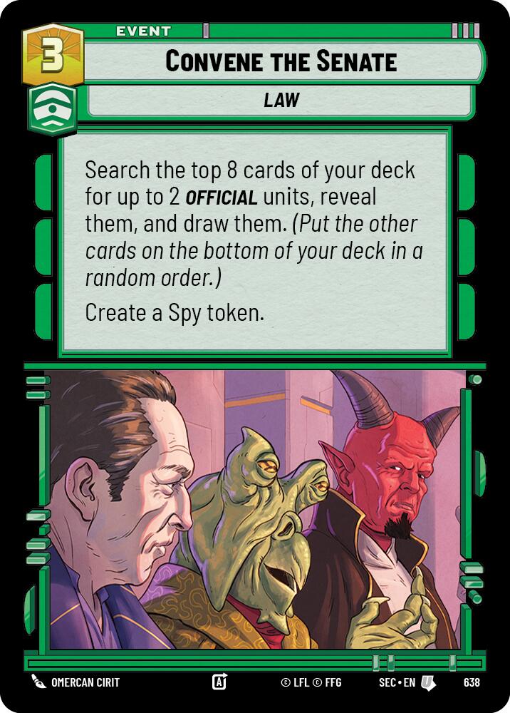 Convene the Senate (Foil)