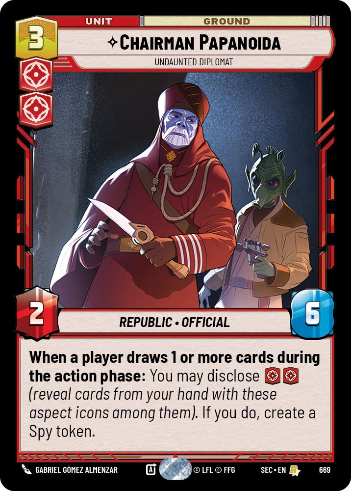 Chairman Papanoida - Undaunted Diplomat (Foil)