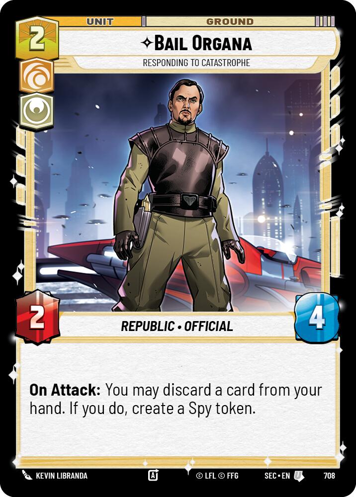 Bail Organa - Responding to Catastrophe (Foil)