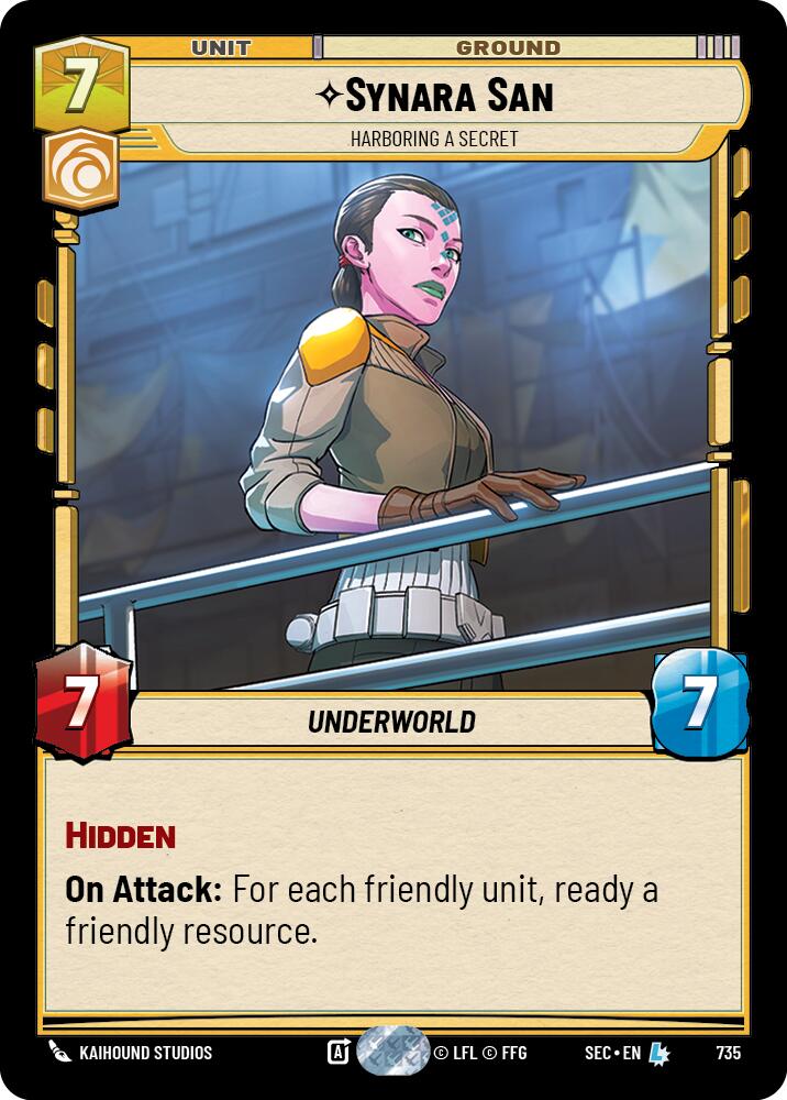 Synara San - Harboring a Secret (Foil)