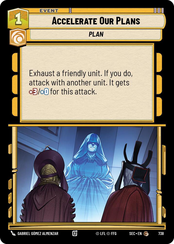 Accelerate Our Plans (Foil)