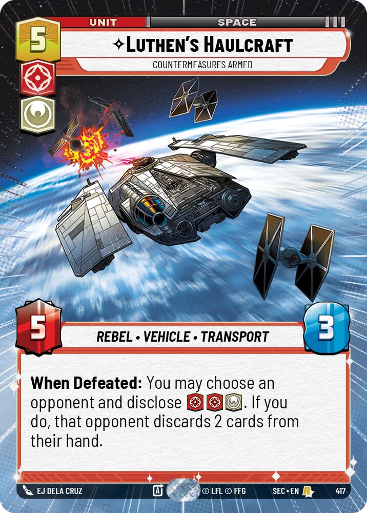 Luthen's Haulcraft - Countermeasures Armed (Hyperspace)