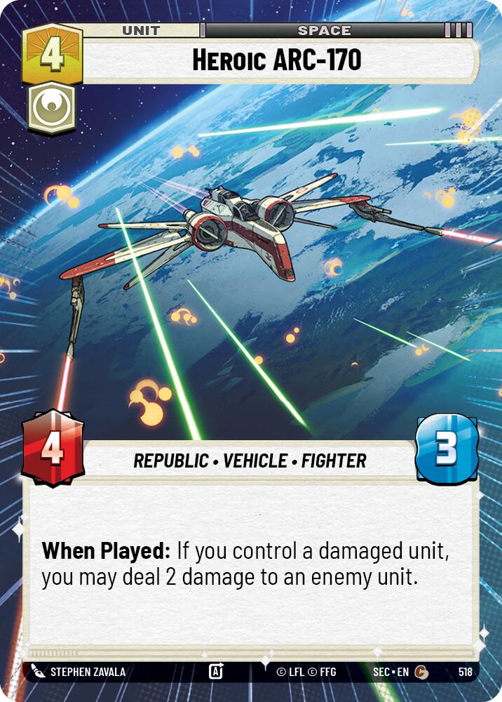 Heroic ARC-170 (Hyperspace)
