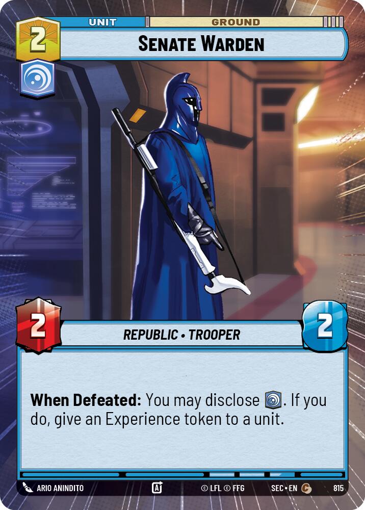 Senate Warden (Hyperspace Foil)