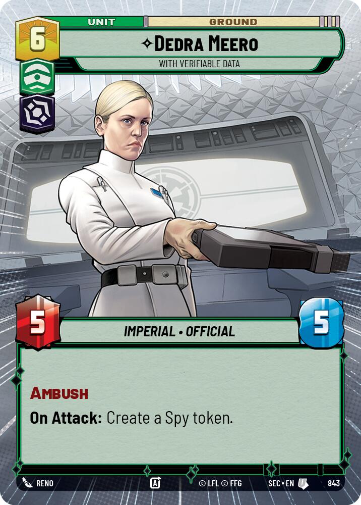 Dedra Meero - With Verifiable Data (Hyperspace Foil)