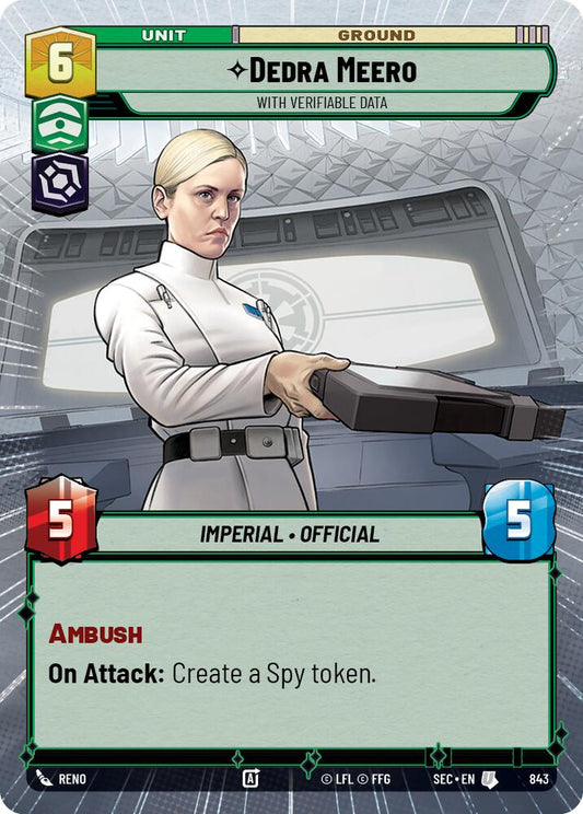 Dedra Meero - With Verifiable Data (Hyperspace Foil)