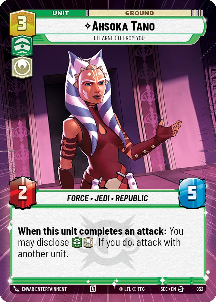 Ahsoka Tano - I Learned It from You (Hyperspace Foil)