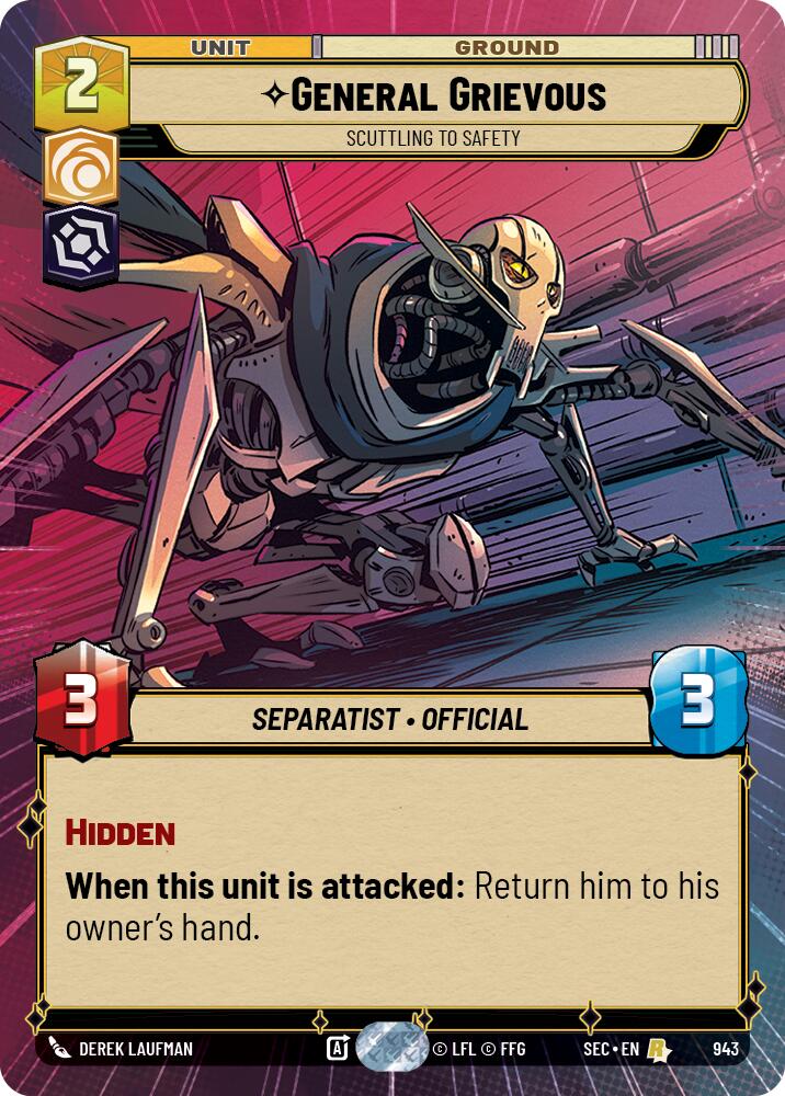 General Grievous - Scuttling to Safety (Hyperspace Foil)