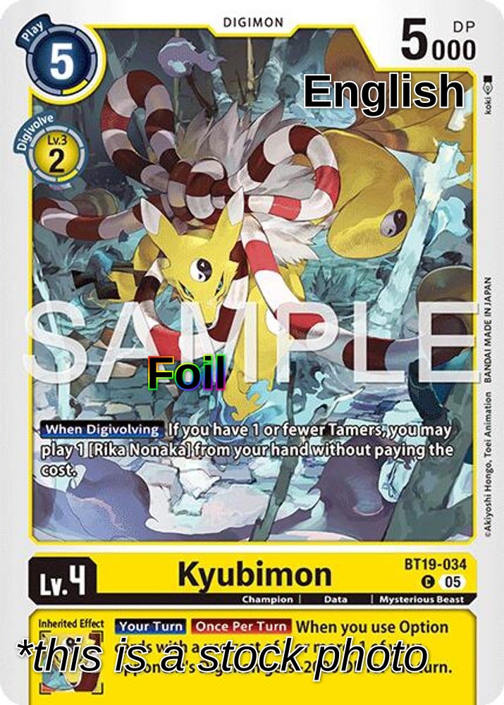 Kyubimon (BT19-034) (Alternate Art)