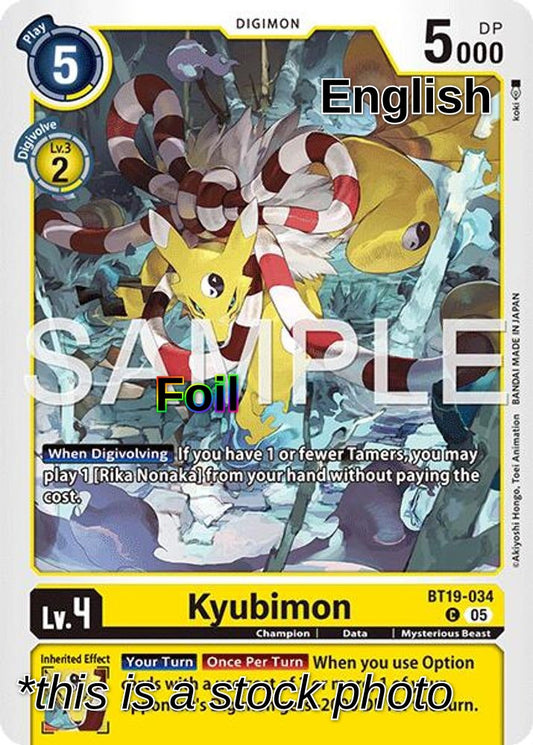 Kyubimon (BT19-034) (Alternate Art)