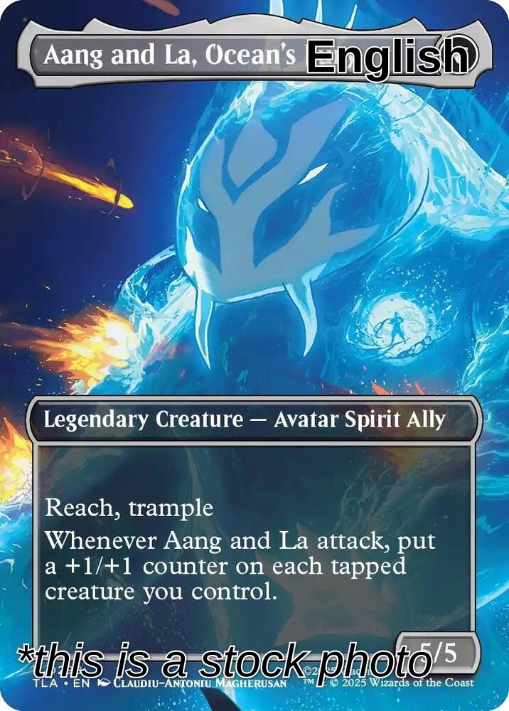 Aang, Swift Savior (0298) (Borderless) (Back)