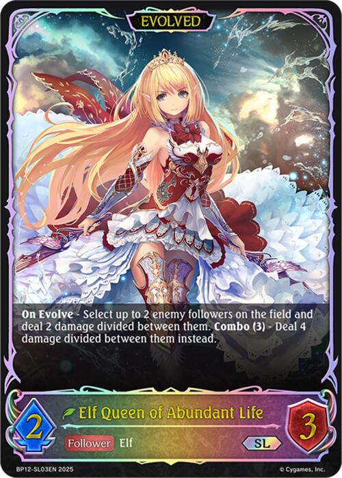 Elf Queen of Abundant Life (Evolved) (SL)