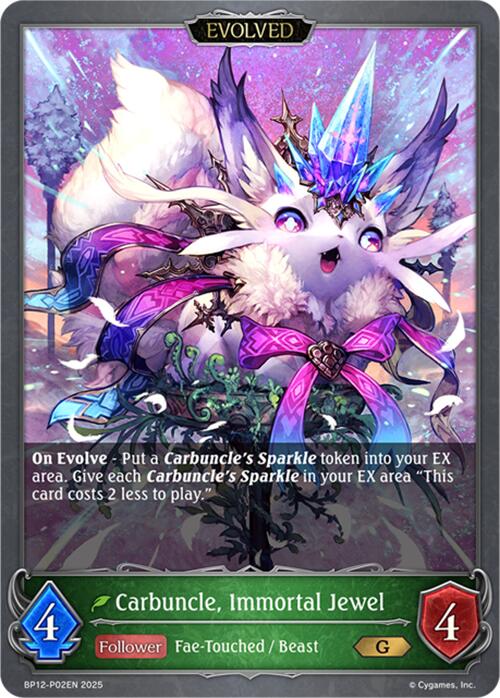 Carbuncle, Immortal Jewel (Evolved) - P02 (Foil)
