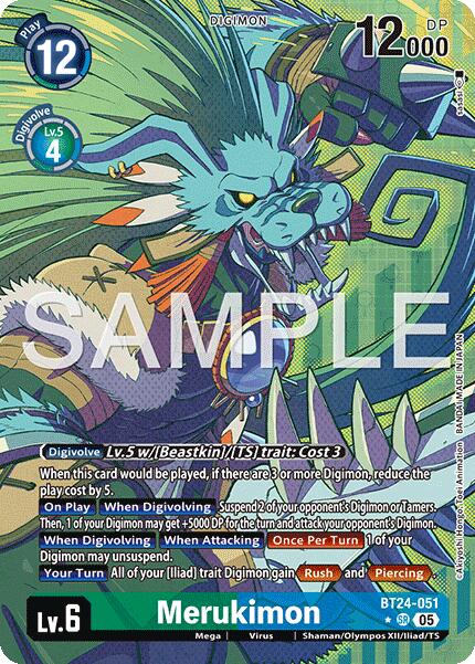 Merukimon (Alternate Art) [BT-24 - BT24-051 SR - Super Rare] - Time Stranger