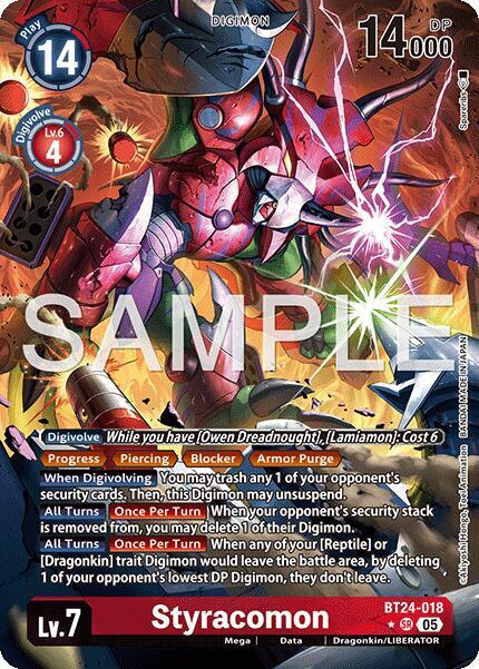 Styracomon (Alternate Art) [BT-24 - BT24-018 SR]
