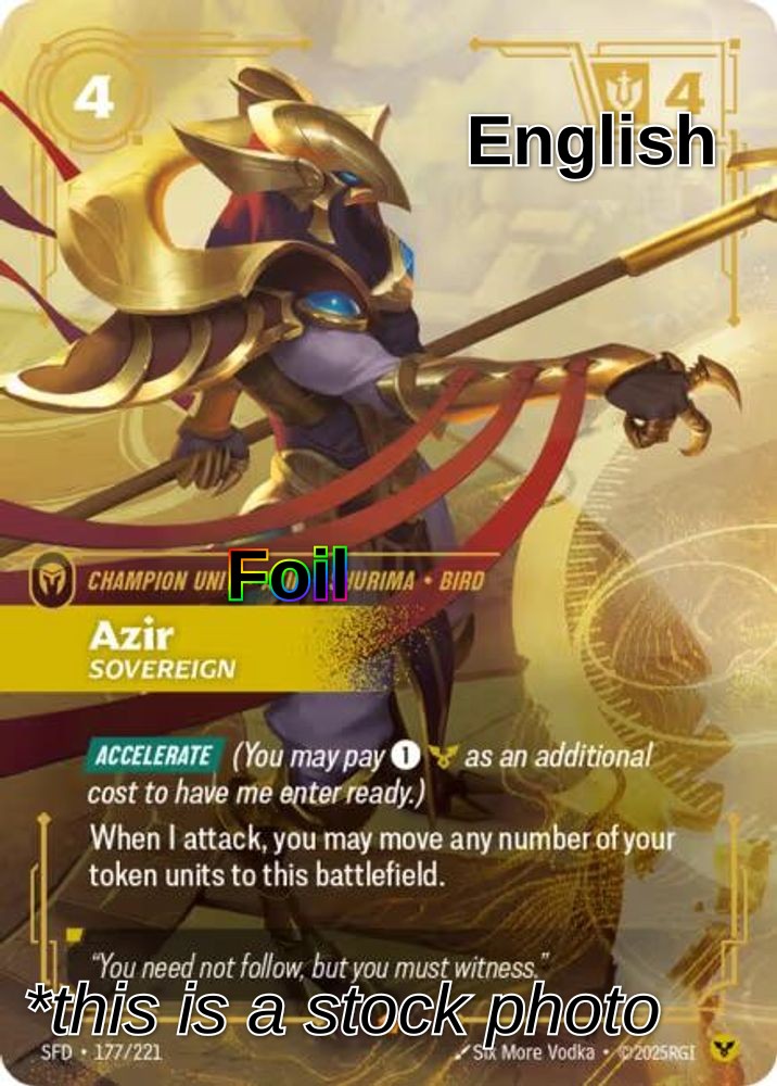 Azir, Sovereign
