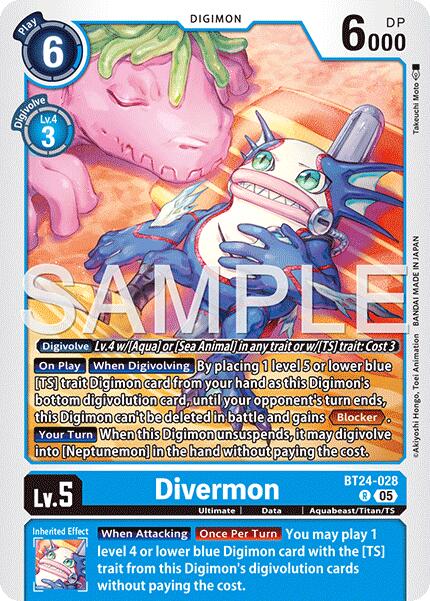 Divermon [BT-24 - BT24-028 R] - Straniero Temporale