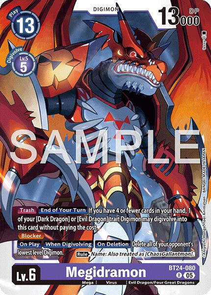 Megidramon [BT-24 - BT24-080 R] - Time Stranger