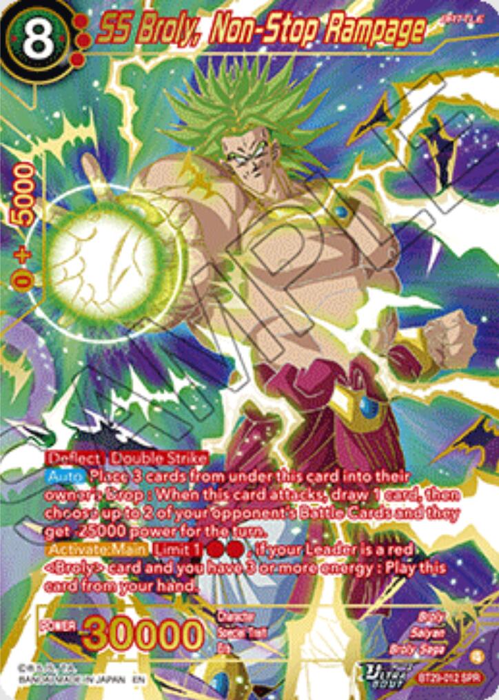SS Broly, Non-Stop Rampage (SPR)