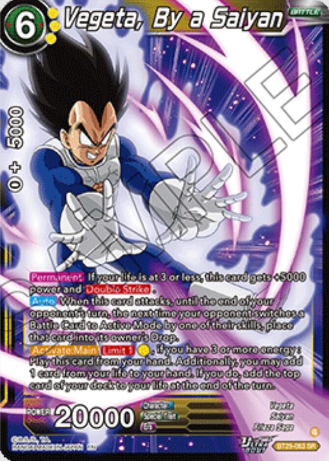 Vegeta, By a Saiyan