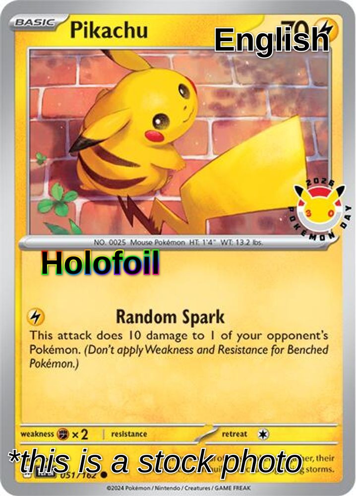 Pikachu (Pokemon Day 2026)