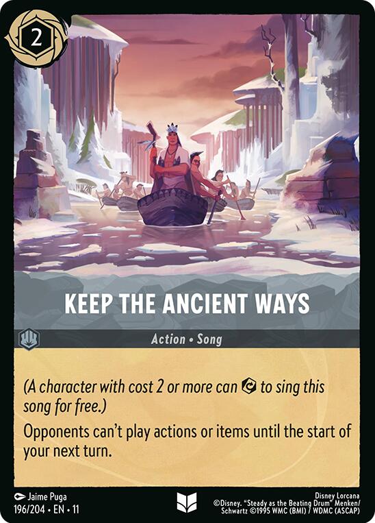Keep the Ancient Ways