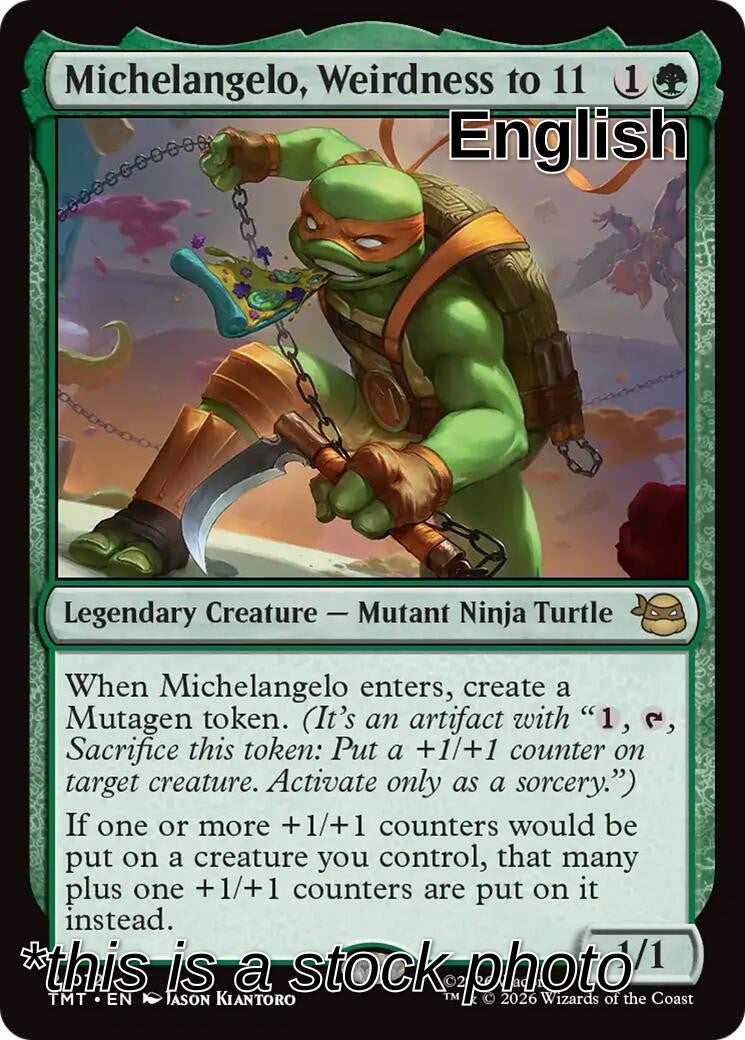 Michelangelo, Weirdness to 11