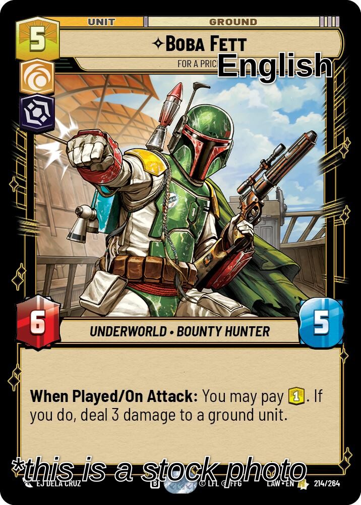 Boba Fett - For a Price