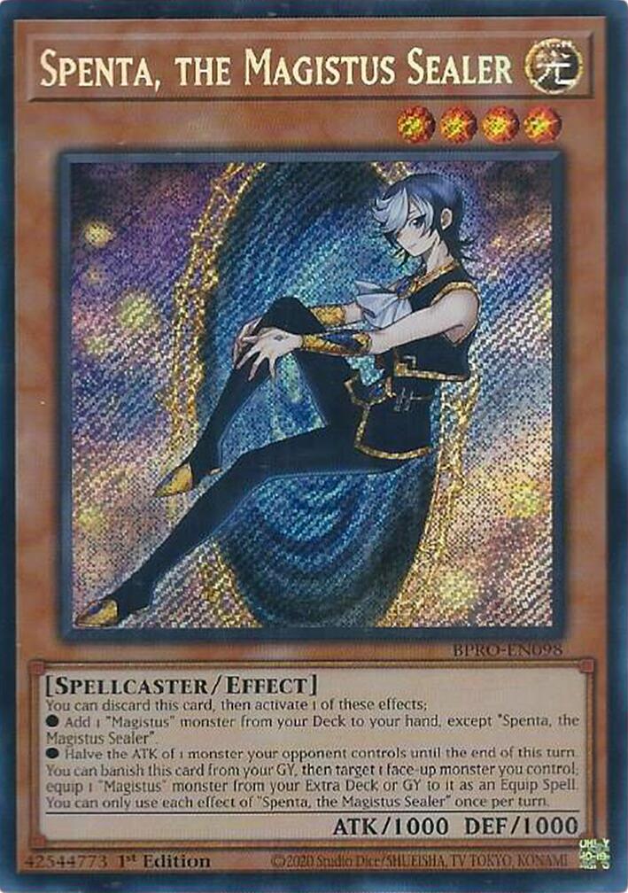 Spenta, the Magistus Sealer