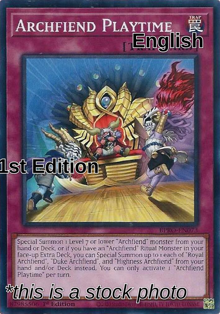 Archfiend Playtime